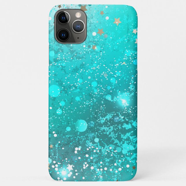 Coques Case-Mate iPhone Arrière - plan à huile Turquoise de la menthe (Dos)