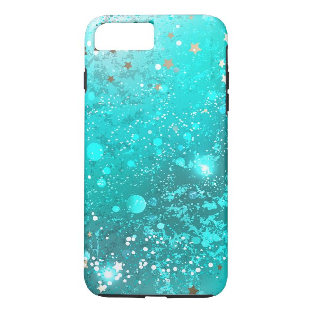 Coques Case-Mate iPhone Arrière - plan à huile Turquoise de la menthe (Dos)