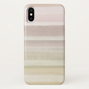 Coque iPhone X Arrière - plan abstrait 3 d'aquarelle