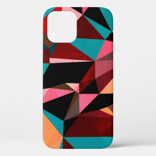 Case-Mate iPhone Case Arrière - plan Abstrait avec triangles et coloré