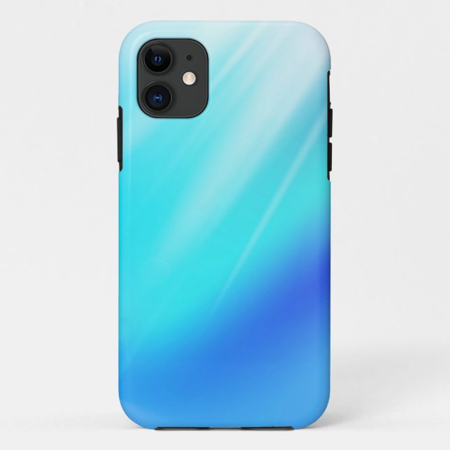 Coques Case-Mate iPhone Arrière - plan Abstrait bleu (Dos)