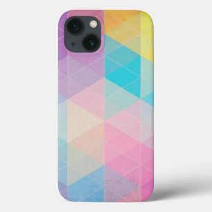 Coque Case-Mate iPhone Arrière - plan abstrait coloré de triangles