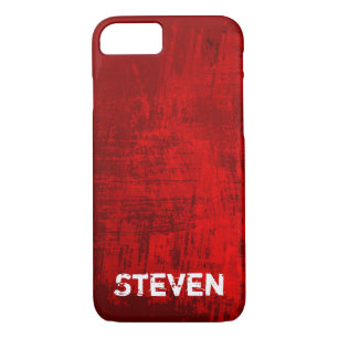 Coque iPhone 8/7 Arrière - plan Abstrait de Texture rousse profonde