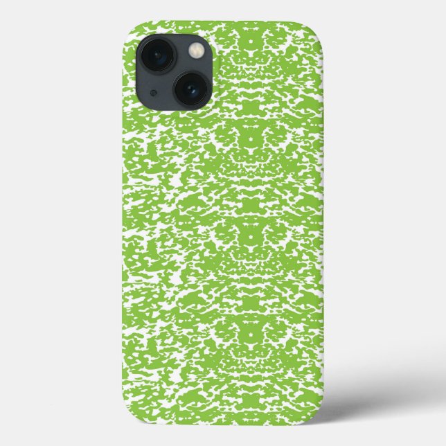 Coques Case-Mate iPhone arrière - plan abstrait vert et blanc (Verso)