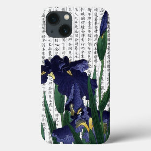 Case-Mate iPhone Case Arrière - plan asiatique Blue Iris sur Kanji