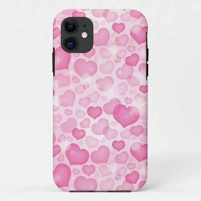 Coques Case-Mate iPhone Arrière - plan avec coeur (Dos)