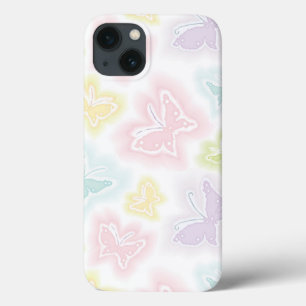 Etui iPhone Case-Mate Arrière - plan avec des papillons dans l'aquarelle