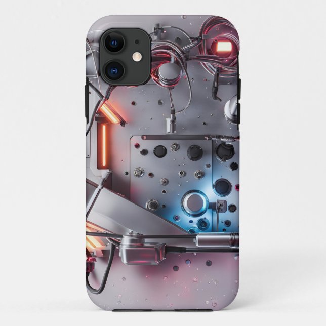 Coques Case-Mate iPhone arrière - plan avec engrenages (Dos)