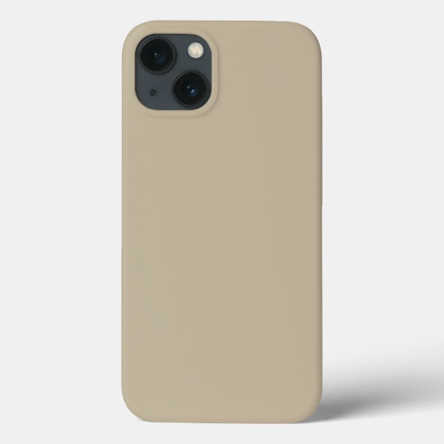 Coques Case-Mate iPhone Arrière-plan beige clair doux – Conception de mari (Verso)