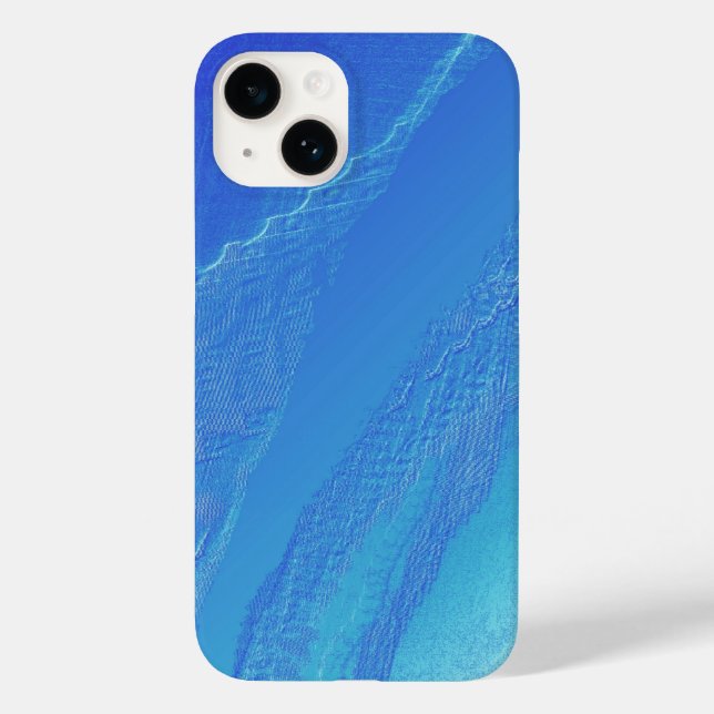 Coques Case-Mate iPhone Arrière - plan bleu (Verso)