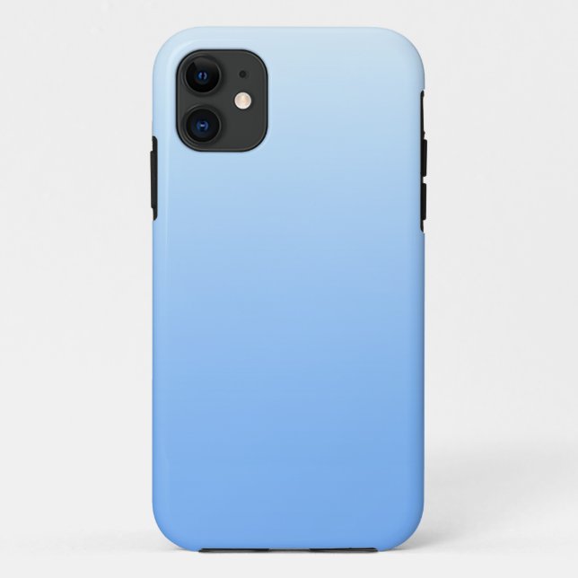 Coques Case-Mate iPhone Arrière - plan bleu pâle (Dos)