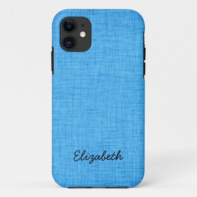 Coques Case-Mate iPhone Arrière - plan bleu tendance (Dos)