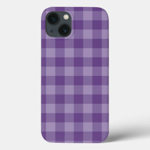 Etui iPhone Case-Mate Arrière - plan checkered violet