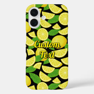 Coque Pour iPhone 16 Arrière - plan citron