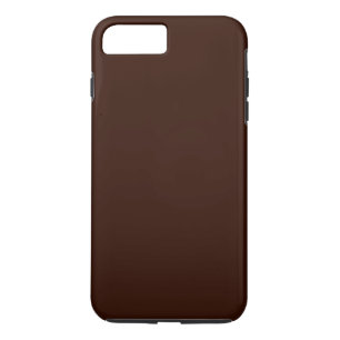Coques Pour iPhone arrière - plan couleur Brown personnalisable