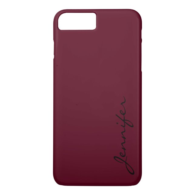 Coques Case-Mate iPhone Arrière - plan couleur écarlate foncé (Dos)