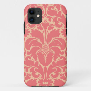 Coque Case-Mate iPhone arrière - plan damassé de style baroque