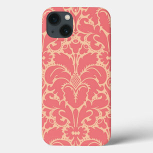 iPhone 13 Coque arrière - plan damassé de style baroque