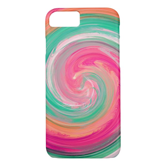 Coques Case-Mate iPhone Arrière - plan d'art tortueux Abstrait #11 (Dos)