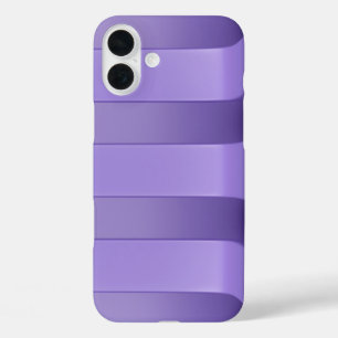 Coque Pour iPhone 16 Plus Arrière - plan de bandes violettes