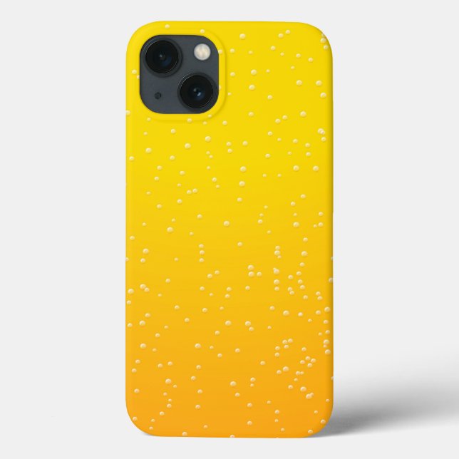 Coques Case-Mate iPhone Arrière-plan de bière Lager avec de minuscules bul (Verso)