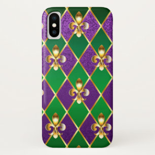 Case-Mate iPhone Case Arrière - plan de bijoux Mardi Gras