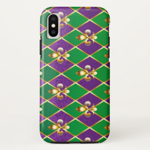 Case-Mate iPhone Case Arrière - plan de bijoux Mardi Gras