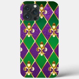 Case-Mate iPhone Case Arrière - plan de bijoux Mardi Gras