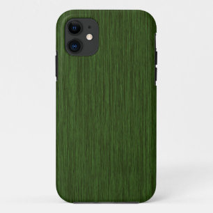 Coques Pour iPhone Arrière - plan de bois gris rustique vert