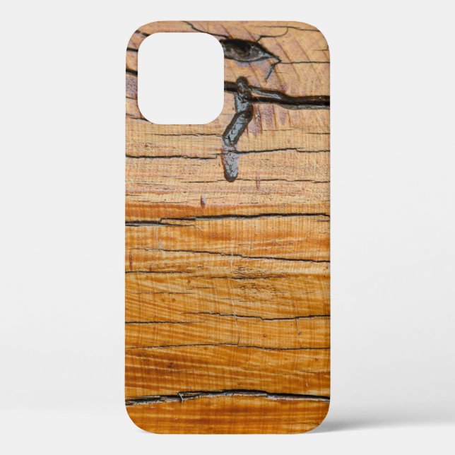Coques Case-Mate iPhone Arrière - plan de bois naturel, tranche de bois et (Verso)