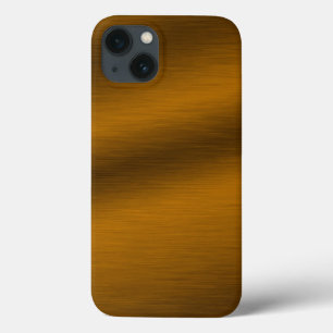 Case-Mate iPhone Case Arrière - plan de bronze brossé