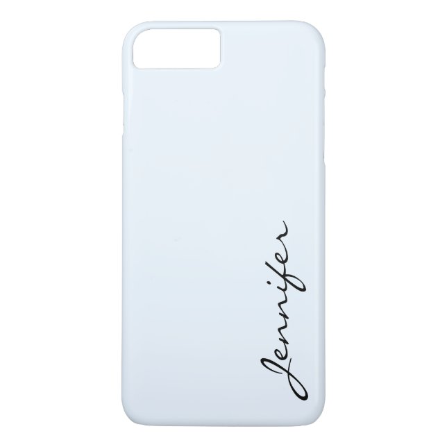 Coques Case-Mate iPhone Arrière - plan de couleur bleu Alice (Dos)