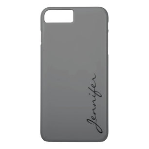 Coque Case-Mate iPhone Arrière - plan de couleur gris