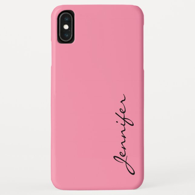 Coques Case-Mate iPhone Arrière - plan de couleur rose Baker-Miller (Dos)