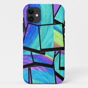 Coque Case-Mate iPhone arrière - plan de cubisme moderne cool Vintage