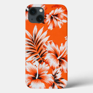 Coque Case-Mate iPhone Arrière - plan de fleurs d'Hibiscus