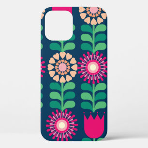 Case-Mate iPhone Case arrière - plan de fleurs vintage/illustration