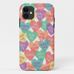 Coque Case-Mate Pour iPhone Arrière - plan de forme d'amour