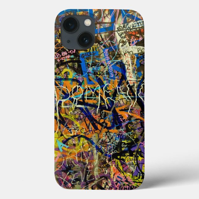Coques Case-Mate iPhone Arrière - plan de graffiti (Verso)