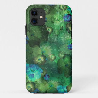 Coques Pour iPhone Arrière - plan de grunge floral art motif