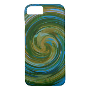 Coques Pour iPhone Arrière - plan de l'art tortueux Abstrait #24