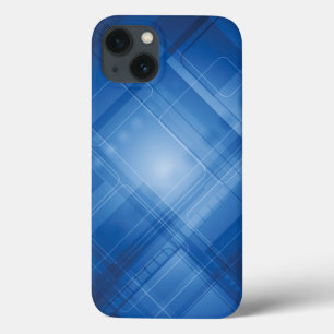 Coques Pour iPhone Arrière - plan de pointe bleu-foncé