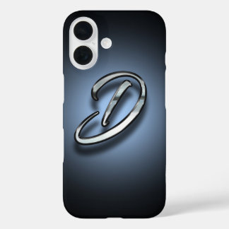Coque Pour iPhone 16 Arrière-plan de projecteur de monogramme