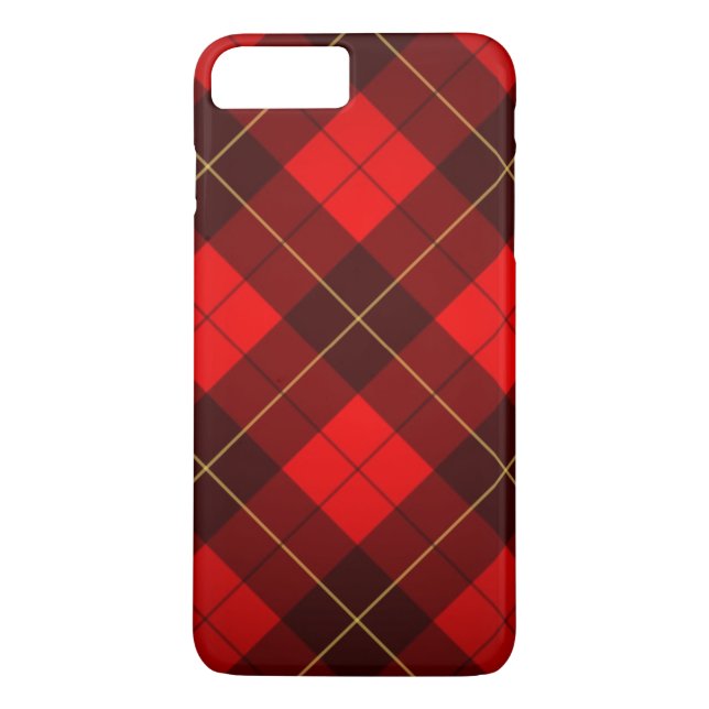 Coques Case-Mate iPhone Arrière - plan de tartan de Wallace (Dos)