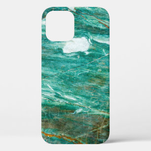 Case-Mate iPhone Case Arrière - plan de texture de marbre vert ou émerau