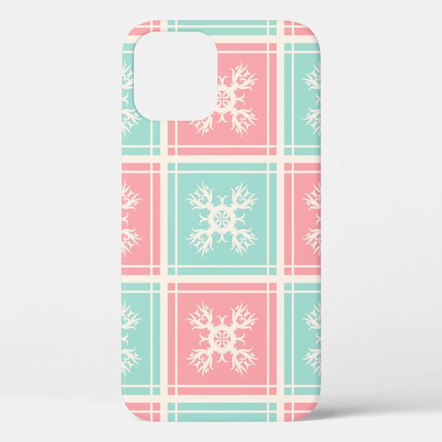 Coques Case-Mate iPhone Arrière - plan décoratif avec éléments sans soudur (Verso)