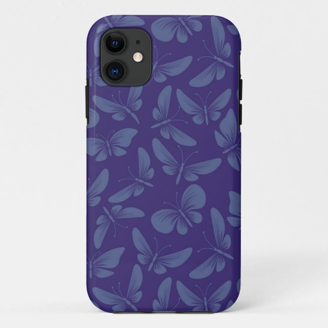 Coques Case-Mate iPhone arrière - plan des papillons de nuit (Dos)