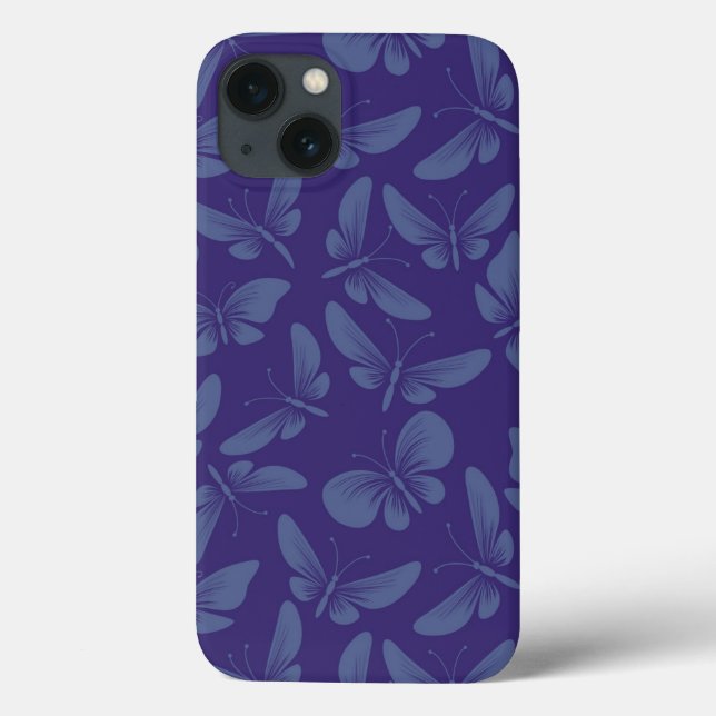 Coques Case-Mate iPhone arrière - plan des papillons de nuit (Verso)