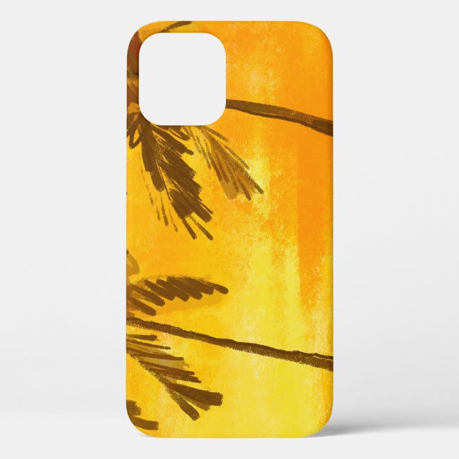 Coques Case-Mate iPhone Arrière - plan d'été des palmiers tropicaux (Verso)