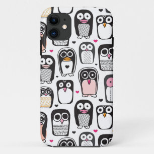 Coque Case-Mate Pour iPhone arrière - plan d'illustration d'oiseau de pingoui